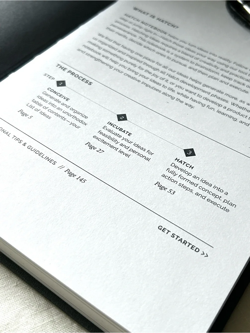 🌴Hatch Notebook for Entrepreneur | Ideas Journal & Project Planner
